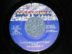 画像1: JACKSON 5 FIVE - LITTLE BITTY PRETTY ONE : IF I HAVE TO MOVE A MOUNTAIN ( Ex+++/Ex+++ )   / 1972 US AMERICA ORIGINAL Used  7" Single 