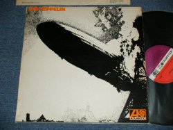 画像1: LED ZEPPELIN - LED ZEPPELIN I ( 2nd Press ORANGE  Text Front Cover)( Matrix Number A) 588171 A//1 : B) 588171 B//1 ) ( Ex+++/Ex+++ B-1:Ex++)  / 1969 UK ENGLAND ORIGINAL 2nd Press "ORANGE Text on Front Cover Top" "RED & PLUM  Label" Used LP 