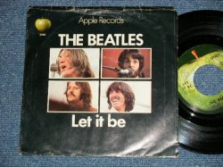 画像1: The BEATLES - LET IT BE : YOU KNOW MY NAME   ( VG+++/Ex++;) / 1970 US AMERICA ORIGINAL Used 7" Single With PICTURE SLEEVE 