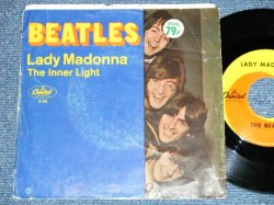画像1: The BEATLES -  LADY MADONNA : THE INNER LIGHT   ( VG+++/Ex++;) / 1968 US AMERICA ORIGINAL Used 7" Single With PICTURE SLEEVE 
