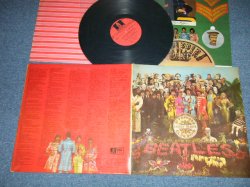 画像1: THE BEATLES - SGT. PEPPER'S LONELY HEARTS CLUB BAND :With INSERTS & INNER Sleeve  ( Ex+/Ex++ ) / 1967? FRANCE ORIGINAL?  (FRANCE ORIGINAL? RED  ODEON Label  MONO Press + GERMAN ORIGINAL Jacket ) Rare MONO Used  LP Released in FRENCH Only???? 