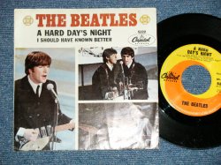画像1: The BEATLES -   A HARD DAYS NIGHT : I SHOULD HAVE KNOWN BETTER ( Ex++++/Ex+ : WEAROL ) / 1964 US AMERICA ORIGINAL Used 7" Single With PICTURE SLEEVE b 