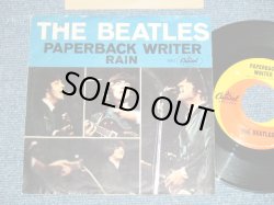 画像1: The BEATLES - A) PAPERBACK WRITER   B) RAIN  (Ex++/Ex++ Looks:Ex+++) / 1966 US AMERICA ORIGINAL Used 7" Single With PICTURE SLEEVE b 