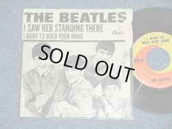 画像1: The BEATLES -  I WANT TO HOLD YOUR HAND : I SAW HER STANDING THERE (Dropped Center on Sleeve ) ( Ex-/VG+++ : WOFC, WOBC, TOL;) / 1964 US AMERICA ORIGINAL Used 7" Single With PICTURE SLEEVE 