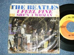 画像1: The BEATLES -  I FEEL FINE : SHE'S A WOMAN ( VG+/Ex- TEAR,WEAR) / 1965 US AMERICA ORIGINAL Used 7" Single With PICTURE SLEEVE b 