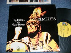 画像1: DR. JOHN - REMEDIES  ( Matrix #A) ST-C-701823-E  GB /B) ST-C-701824-C  GB )  ( Ex++/Ex+++ ) /  1974 US AMERICA ORIGINAL  1st Press "YELLOW Label" 1st Press "1841 BROADWAY" Used LP 