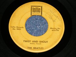 画像1: The BEATLES - THERE'S A PLACE / TWIST AND SHOUT(Matrix # A) 63-3193 △51071/B) 63-3194  △51071-x )  (VG+++/VG+++ : WOL, WEAR ) / 1964  US AMERICA  ORIGINAL "YELLOW with Black Print Label" Used 7" Single 