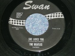 画像1: THE BEATLES - SHE LOVES YOU /I'll GET YOU (Matrix # A) S-4152-I-1   B) S-4152-S-1     MASTERING RECO-ART PHILA  ) ( Ex+/Ex+) / 1963 US AMERICA Black Label With SILVER Print Used 7" SINGLE ORIGINAL+