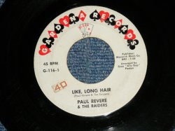 画像1: PAUL REVERE and the RAIDERS - LIKE, LONG HAIR : SHARON ( Ex/Ex)  / 1961 US AMERICA ORIGINAL Used 7" Single 