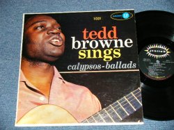 画像1: TED BROWNE - Sings CALIPSOS-BALLADS  ( Ex++/Ex++ )  / 1957 US AMERICA ORIGINAL "MONO" Used LP