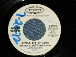 画像1: BRENDA & The TABULATIONS - LITTLE BIT OF LOVE ( Ex/Ex : WOL)  / 1972 US AMERICA ORIGINAL "PROMO Only Same Flip Mono & Stereo" Used 7"45 