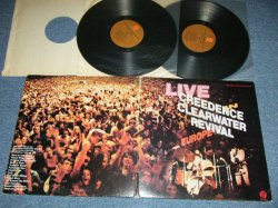 画像1: CCR CREEDENCE CLEARWATER REVIVAL -    LIVE IN EUROPE ( Matrix     A) CCR-1A-A B1  1014173  　B)  CCR-1B  2      1014173    C) CCR-1 C  2      1014173  　D)  CCR-1D  2  D )  (Ex++/MINT- ) / 1973 US AMERICA ORIGINAL "BROWN Label" Used 2-LP