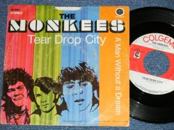 画像1: THE MONKEES -  TEAR DROP CITY : A MAN WITHOUTR A DREAM (Ex/Ex++ EDSP)  / 1969 US AMERICA ORIGINAL   Used 7" Single 