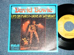 画像1: DAVID BOWIE - LIFE ON MARS? : DRIVE-IN SATURDAY(MISS CREDIT onLABEL)   (Ex+++/MINT-) /  1973 SPAIN  ORIGINAL Used 7"SINGLE with PICTURE SLEEVE