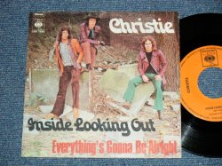 画像1: CHRISTIE - INSIDE LOOKING OUT : EVERYTHING'S GONNA BE ALRIGHT Ex++/Ex+++  )  / 1971 WEST-GERMANY ORIGINAL Used  7"Single with PICTURE SLEEVE 
