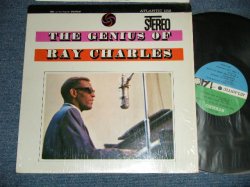 画像1: RAY CHARLES -  THE GENIUS OF RAY CHARLES (MINT-/MINT-)  / 1960 Version US AMERICA ORIGINAL 3rd Press "GREEN & BLUE with WHITE FAN Label" STEREO Used LP 