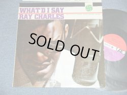 画像1: RAY CHARLES -  WHAT'D I SAY (Ex++,Ex+/Ex++ Looks:Ex+)  / 1961 US AMERICA REISSUE 3rd Press "RED & PLUM with WHITE FAN Label" MONO Used LP 