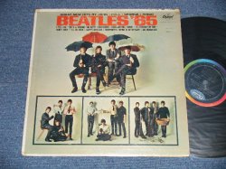 画像1: The BEATLES - BEATLES '65( Matrix # A) T1-2228-T20 /B) T2-2228-T18 )  (VG+++/VG+++ Looks:VG++)  / 1965 US AMERICA ORIGINAL "BLACK with RAINBOW RING & CAPITOL Logo on TOP Label" MONO Used LP 