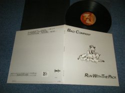 画像1: BAD COMPANY - RUN WITH THE PACK  ( Matrix #    A)ST-SS-753525-L/B)ST-SS-753526-M) (MINT-/MINT- ) / 1980's  US AMERICA  REISSUE  Used  LP 