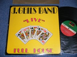 画像1: THE J. GEILS BAND  - "LIVE" FULL HOUSE ( Matrix # A) ST-A-722615 BB-Re-ATLGP ▵17337 PR  /B) ST-A-722616 BB-Re-ATLGP ▵17337-x PR ) ( Ex+/MINT- Cut Out)  / 1974 US AMERICA ORIGINAL 1st Press "RED & GREEN Label" 3rd Press "Small 75 ROCKFELLER Label" Used LP 