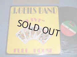 画像1: THE J. GEILS BAND  - "LIVE" FULL HOUSE ( Matrix # A) ST-A-722615 BB-Re-ATLGP ▵17337 PR  /B) ST-A-722616 BB-Re-ATLGP ▵17337-x PR ) ( Ex+/MINT- Cut Out)  / 1974 US AMERICA ORIGINAL 1st Press "RED & GREEN Label" 3rd Press "Small 75 ROCKFELLER Label" Used LP 
