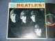 The BEATLES - MEET THE BEATLES  ( Matrix # A) T-1-2047-P-11 #3    B) T-2-2047-T-14 )  ( VG+/Ex Looks:VG++ ) / 1964 US AMERICA  1st Press "BLACK with RAINBOW Color Band Label"  "BEATLES Logo on TAN To BROWN  Front Cover" MONO Used LP   