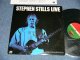 STEPHEN STILLS - LIVE ( Matrix #  A) ST-A-753505B ▵20264 (1) PR     B) ST-A-753506B ▵20264-x  (1) PR) ( Ex+++/MINT-)  / 1975 US AMERICA ORIGINAL 1st Press "GREEN and RED Label" "75 ROCKFELLER Label" Used LP 