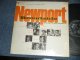 v.a. (BOB DYLAN, PETE SEEGER, TOM PAXTON, SAM HINTON, BOB DAVENPORT, FREEDOM SINGERS, JIM GARLAND, ED McCURDY, PHIL OCHS, PETER LA FARGE, JOAN BAEZ) - NEWPORT BROADSIDE : Recorded Live At The NEwMIewport Folk Festival 1963 (MINT-/MINT-) / 1964 US AMERICA Original STEREO 1sT Press "BLACK  Label" Used LP 