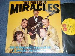 画像1: MIRACLES - THE FABULOUS MIRACLES (MINT-/Ex++) / 1963 US AMERICA ORIGINAL 1st Press " YELLOW with GLOBAL Label" "YOU REALLY GOT A HOLD ON ME" Printed on Label MONO Used  LP 