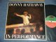 DONNY HATHAWAY - IN PERFORMANCE ( MINT-/MINT-) / 1980 US AMERICA ORIGINAL  Used LP 