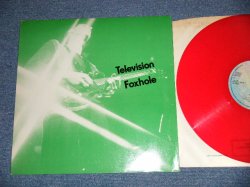 画像1: TELEVISION -  FOXHOLE ( Ex+++/MINT- )  / 1978 UK ENGLAND ORIGINNAL "RED WAX Vinyl"  "LIMITED" Used  12" Single 