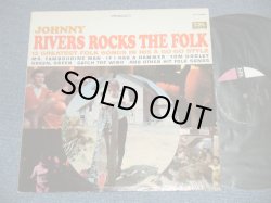 画像1: JOHNNY RIVERS - ROCKS THE FOLK  ( Matrix #  A) LP-12293- SIDE#1-1D    B) LP-1193-SIDE-2-1A )  Ex++/Ex+++ )  / 1965  US AMERICA  ORIGINAL "1st Press BLACK with PINK Label" STEREO Used   LP 