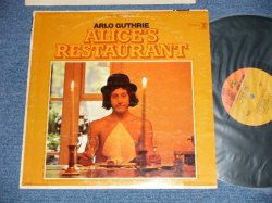 画像1: ARLO GUTHRIE - ALICE'S RESTAURANT (Matrix # A) 30695 RS-6267 A-1A  /B) 30696 RS-6267 B-1A ) (Ex+/Ex+++ Tape Seam)  / 1968 Version US AMERICA 2nd Press "ORANGE & BROWN Label" Used LP 