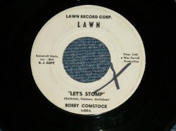 画像1: BOBBY COMSTOCK - LET'S STOMP : I WANT TO DO IT  (60's MOD / GARAGE )  (Ex+/Ex+ WOL) / 1963  US AMERICA ORIGINAL  "WHITE LABEL PROMO" Used  7" Single 