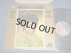 画像1: ARETHA FRANKLIN - ARETHA'S GOLD (Matrix # A) ST-1-691567-H  ATLANTIC STUDIO D.K.  B) ST-2-691568-H  ATLANTIC STUDIO D.K.)  (Ex+/Ex+++ Looks:Ex) / 1969 US AMERICA ORIGINAL 1st Press "GREEN & RED with 1841 BROADWAY Label" Used LP 　