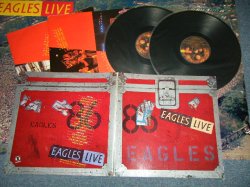 画像1: EAGLES - EAGLES LIVE (Matrix # A)BB 705 A 1 SP STERLING TJ    B)BB 705 B 5 SP STERLING TJ    C)BB 705 C 7 ED STERLING    D)BB 705 D 5 ED SP STERLING  )  (Ex++/MINT-) / 1980 US AMERICA ORIGINAL  "With POSTER"  Used 2-LP's 