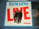 THE REMAINS - LIVE ... IN BOSTON (MINT-/MINT-)/ 1983 FRANCE ORIGINAL Used LP 