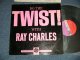 RAY CHARLES -  DO THE TWIST! WITH  RAY CHARLES (Ex/Ex+)    / 1961 US AMERICA "RED $ PURPLE Label with WHITE FAN" MONO Used LP 