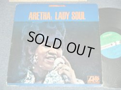 画像1: ARETHA FRANKLIN - LADY SOUL (Matrix #  A) ST-A-681207-1G   TYPING   B) ST-A-681208-1G   TYPING ) (Ex+/Ex+++ B-3:Ex++ ) / 1968 US AMERICA ORIGINAL "GREEN & BLUE Label" Used LP 　