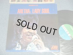 画像1: ARETHA FRANKLIN - LADY SOUL (Matrix #  A) ST-A-681207-AA  ▵11523     B) ST-A-681208-AA  ▵11523-x)  (MINT-, Ex+/Ex+++ ) / 1968 US AMERICA ORIGINAL "GREEN & BLUE Label" Used LP 　