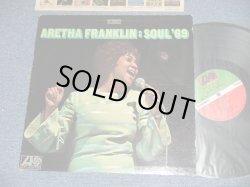 画像1: ARETHA FRANKLIN - SOUL '69 ( Matrix #   A) ST-A-681481-B   B) ST-A-681482-B     "MO" Press) (Ex+/Ex+++ EDSP) / 1969 US AMERICA ORIGINAL 1st Press "GREEN & RED with 1841 BROADWAY Label" Used LP 　