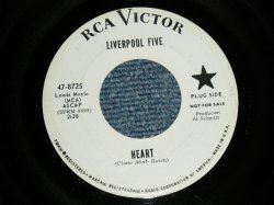 画像1: LIVERPOOL FIVE - HEART : I JUST CAN'T BELIEVE IT   (Ex+++/Ex+++) / 1965 US AMERICA ORIGINAL "WHITE LABEL PROMO" Used  7"Single 