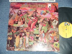 画像1:  IRON BUTTERFLY - LIVE ( Ex+/Ex+++ EDSP, STOFC)  / 1970 US AMERICA  ORIGINAL 1st Press "YELLOW with 1841 BROADWAY Label" Used LP 