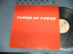 画像1: TOWER OF POWER -  LIVE AND IN LIVING COLOR (Matrix #  A) SIDE 1 BS-2924 41278 C #3  B) SIDE 2 BS-2924 41279  C #1 )  (Ex+/MINT-)  / 1978 Version? US AMERICA 2nd Press "Light Brown Label" Used LP  