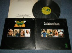 画像1: BARKLAY JAMES HARVEST - AND OTHER SHORT STORIES   (A-4/B-3 )   (Ex+/Ex+++)  / 1971 UK ENGLAND  ORIGINAL  Used  LP 