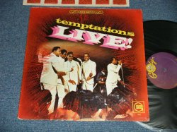 画像1: THE TEMPTATIONS - LIVE!  (Ex+/Ex- Looks:Ex++  EDSP )   / 1967 US AMERICA ORIGINAL "1st Press Script 'Gordy' at Top of Label" STEREO  Used  LP 