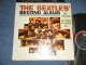 THE BEATLES - SECOND ALBUM (Matrix #  A) T-1-2080-J1G    TYPING Style  B) T-2-2080-G1G   TYPING Style ) ( Ex++/Ex++)  / 1964 US AMERICA ORIGINAL "BLACK with RAINBOW Label" MONO Used LP 