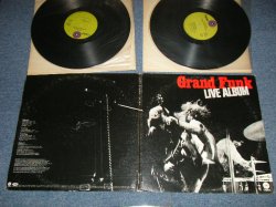 画像1: GFR GRAND FUNK RAILROAD - LIVE ALBUM    (Ex+/Ex++ Looks:Ex+++ EDSP) / 1970 US AMERICA ORIGINAL 1st Press "LIME GREEN Label" Used 2-LP 