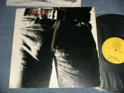 画像1: The ROLLING STONES - STICKY FINGERS (Matrix # A) ST-RS-712189 CC MR 15943 (7) Rolling Stones Records B) ST-RS-712190 CC MR 15943-x (7) Rolling Stones Records ) ( Ex+++~Ex++/Ex ) / 1971 US AMERICA ORIGINAL "MO Press" "ZIPPER COVER" "1841 BROADWAY Label" Used LP