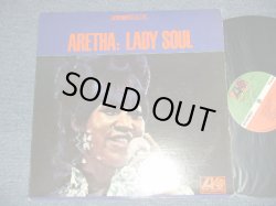 画像1: ARETHA FRANKLIN - LADY SOUL  (Ex++/VG+++ SCRATCHES) / 1969 Version US AMERICA 2nd Press "GREEN & RED with 1841 BROADWAY Label" Used LP 　